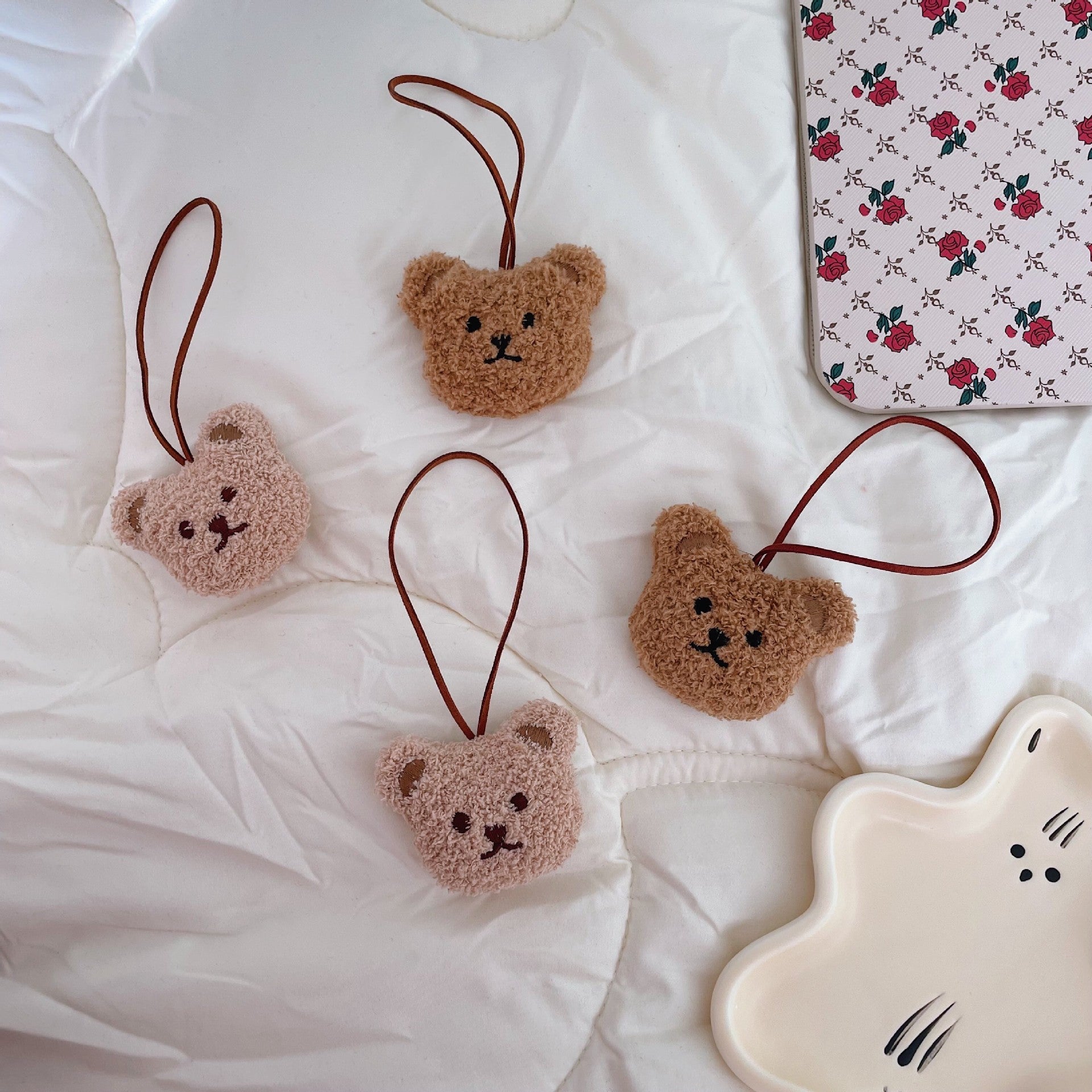 【バッグ】くまちゃんネームキーホルダー CawaKomostore