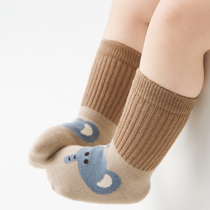 【BABY】ゆるかわアニマルハイソックス (5点セット) CawaKomostore
