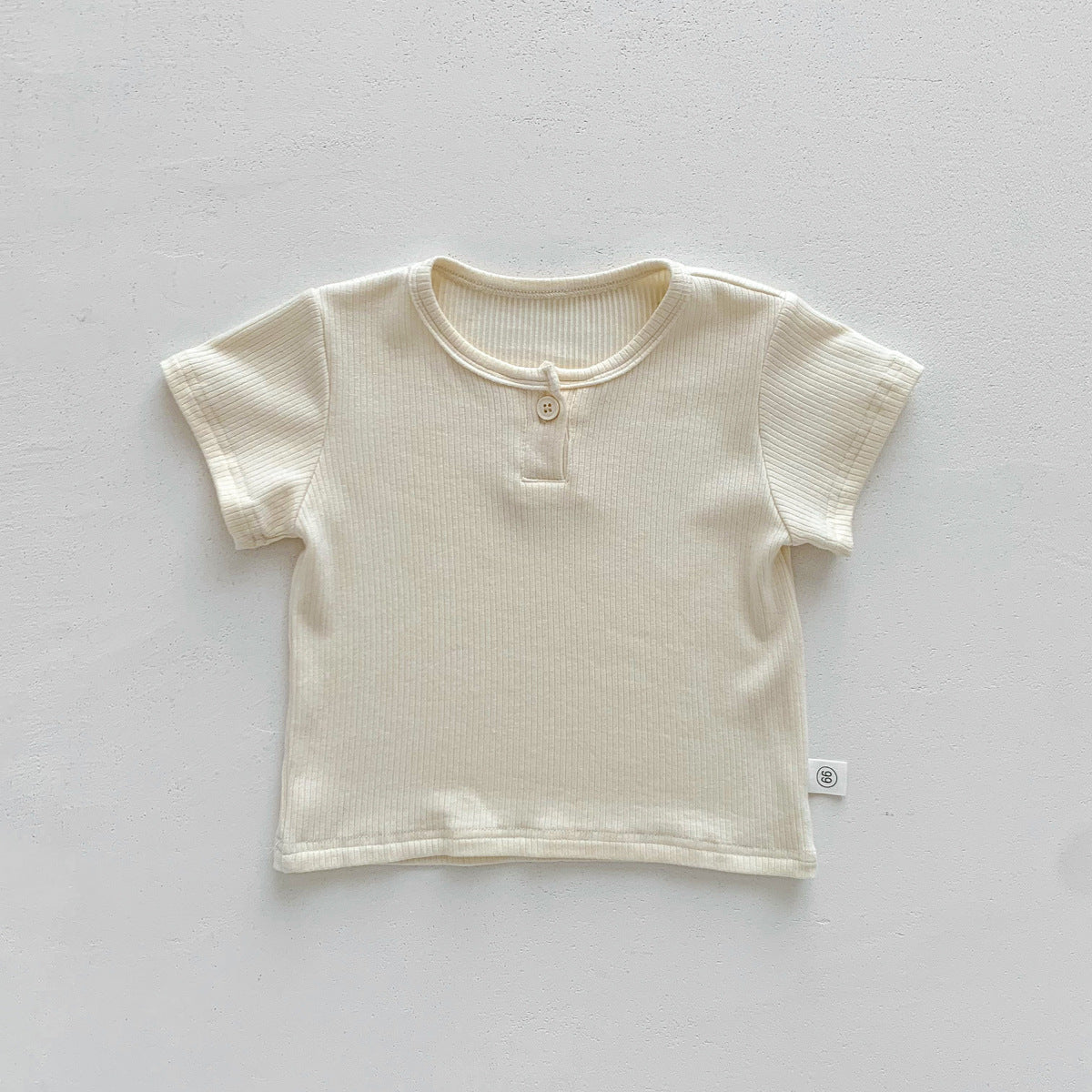 【BABY】くまワッペンサロペット ＆ リブトップス CawaKomostore