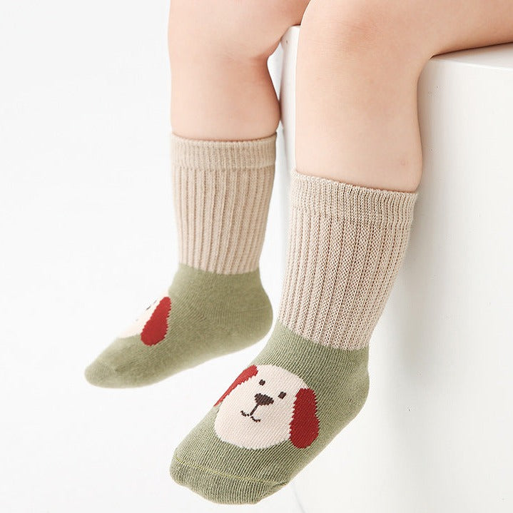 【BABY】ゆるかわアニマルハイソックス (5点セット) CawaKomostore