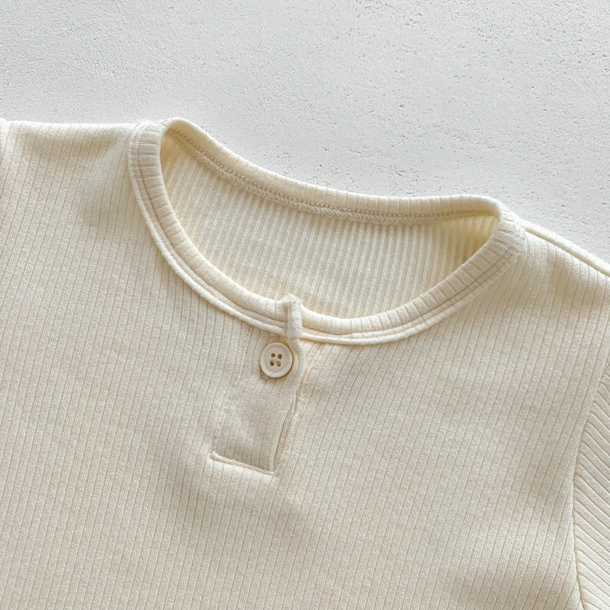 【BABY】くまワッペンサロペット ＆ リブトップス CawaKomostore