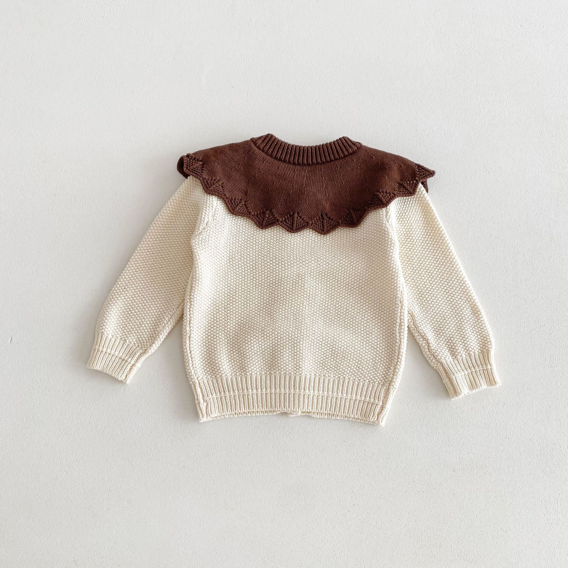【BABY】襟フリルスタンドカラートップス CawaKomostore