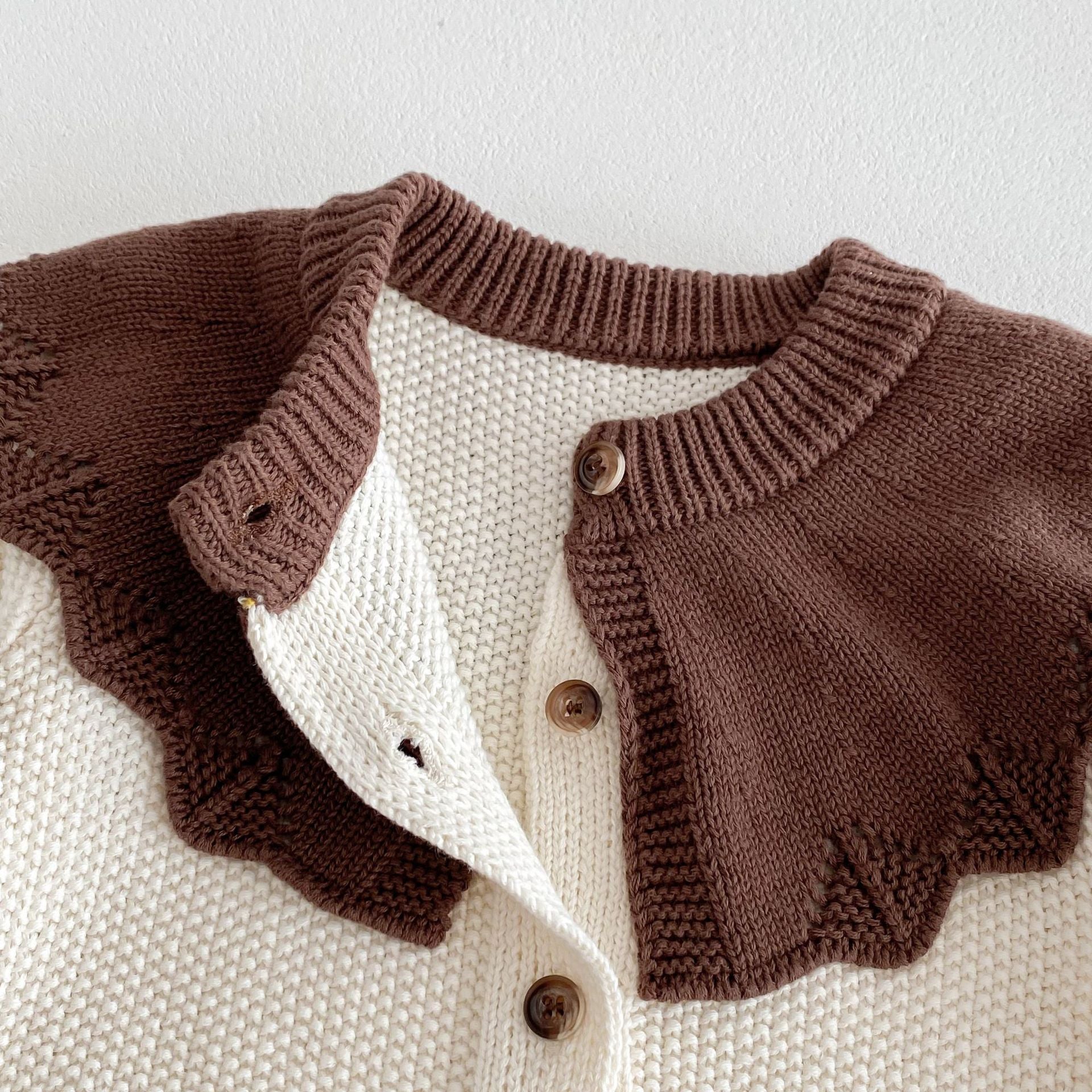 【BABY】襟フリルスタンドカラートップス CawaKomostore