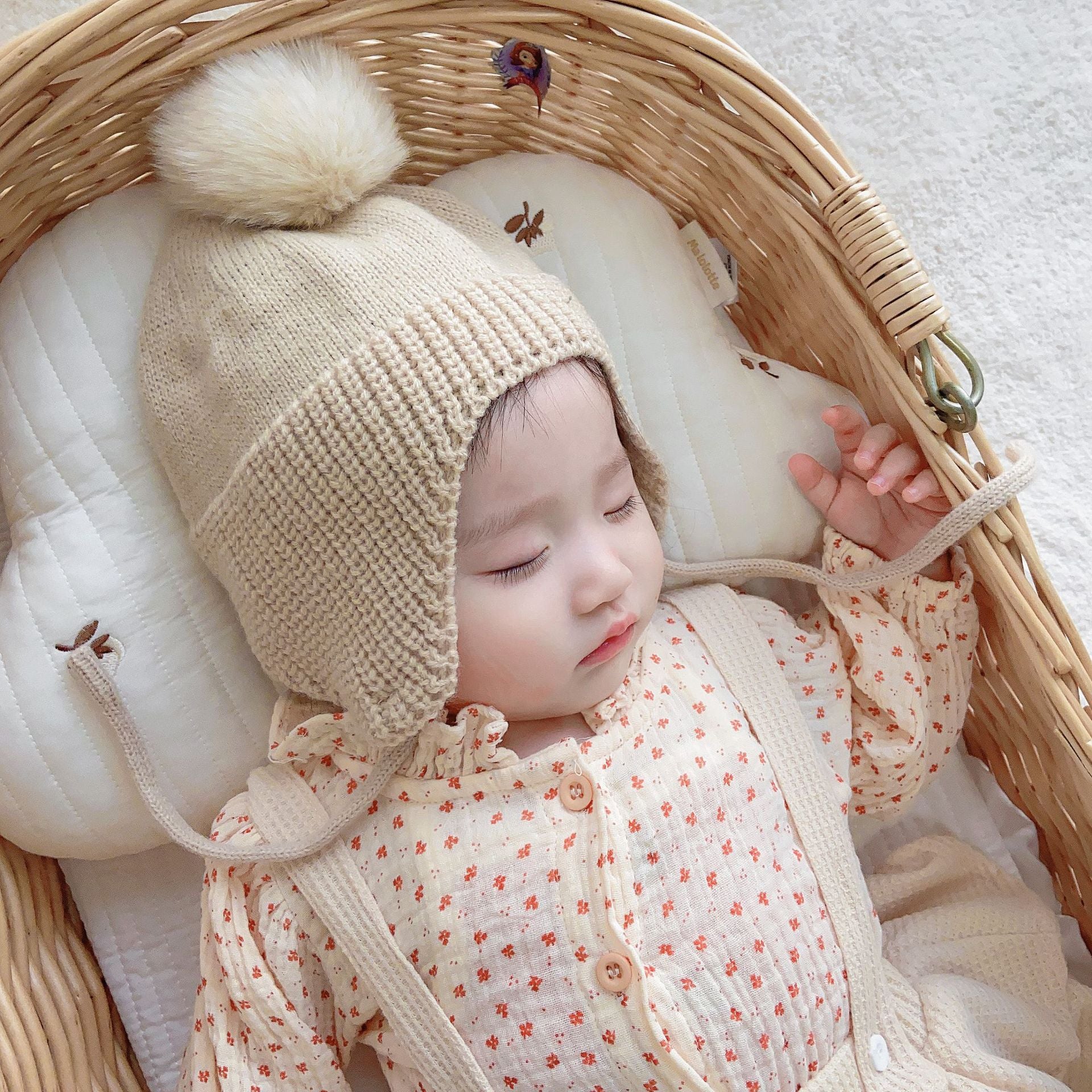 【BABY】ワッフル生地サスペンダーフリルブルマ CawaKomostore