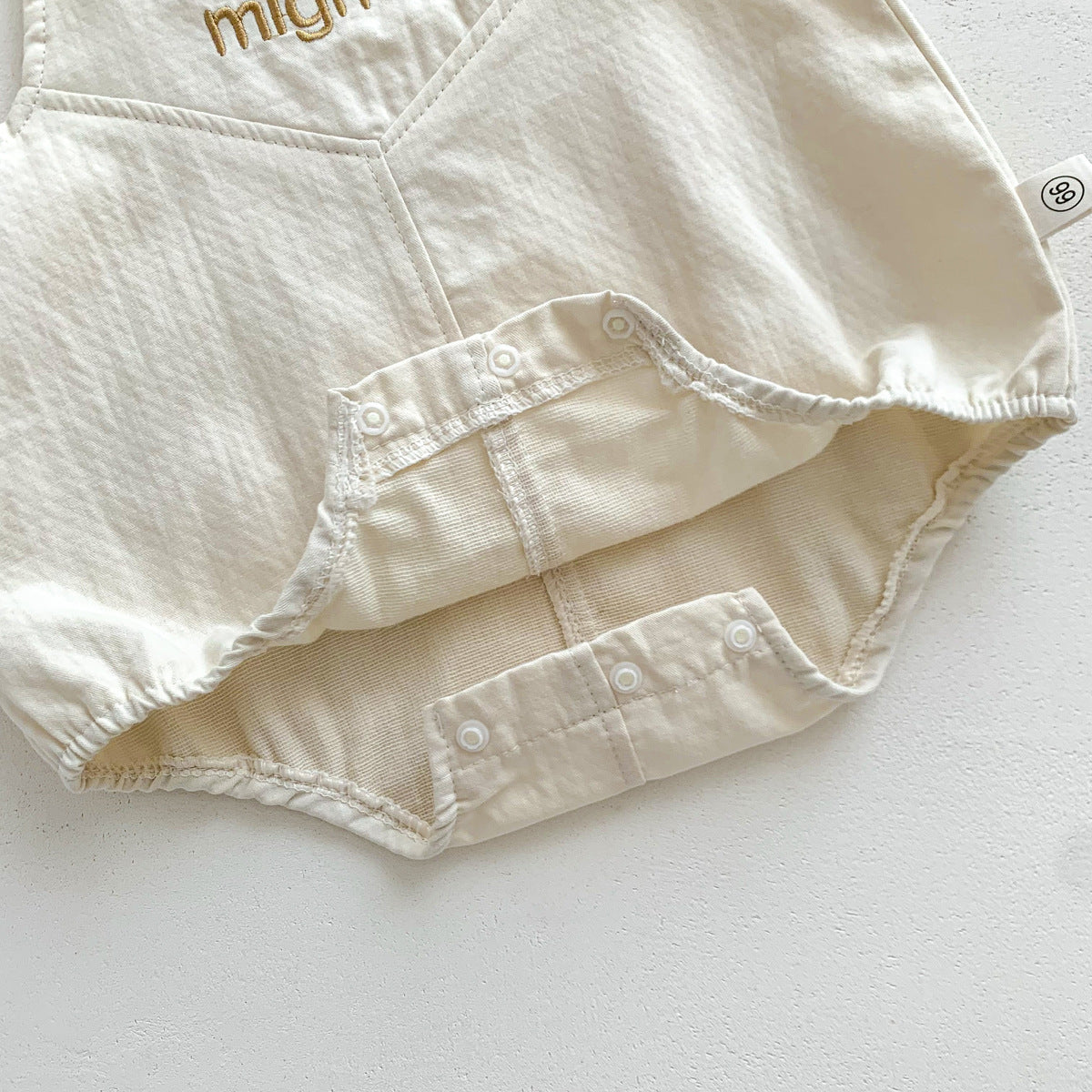 【BABY】くまワッペンサロペット ＆ リブトップス CawaKomostore
