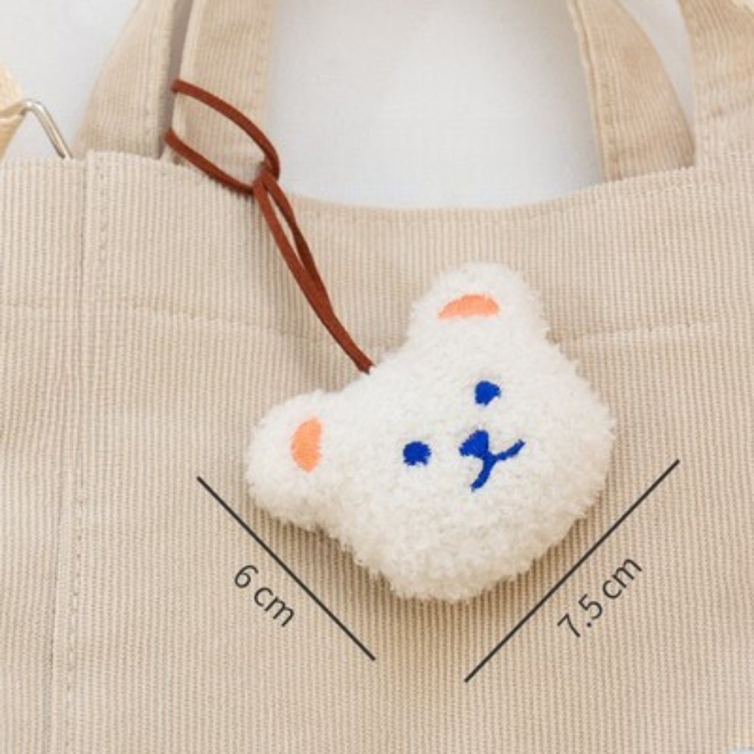 【バッグ】くまちゃんネームキーホルダー CawaKomostore