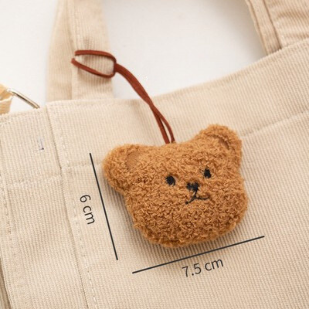 【バッグ】くまちゃんネームキーホルダー CawaKomostore