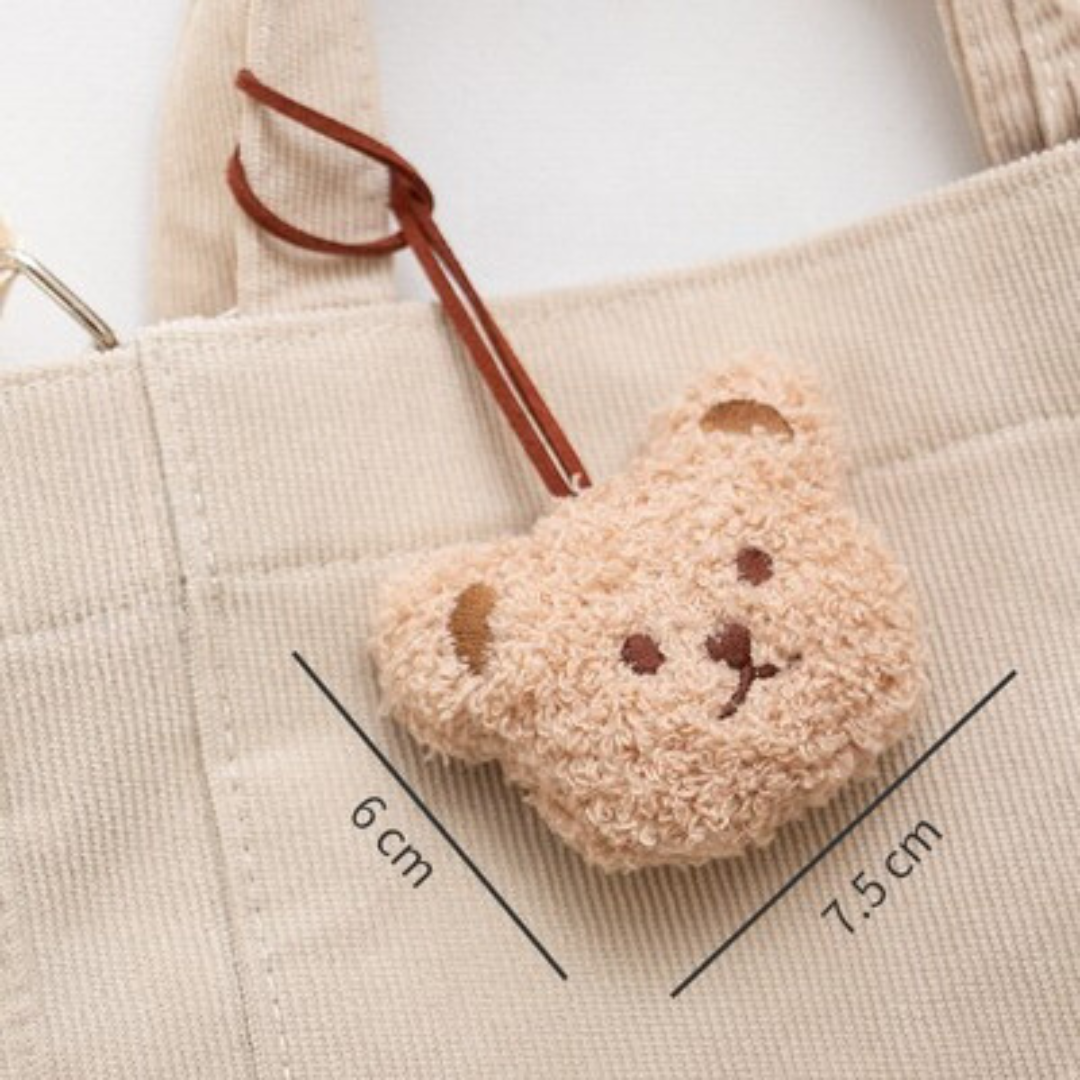 【バッグ】くまちゃんネームキーホルダー CawaKomostore