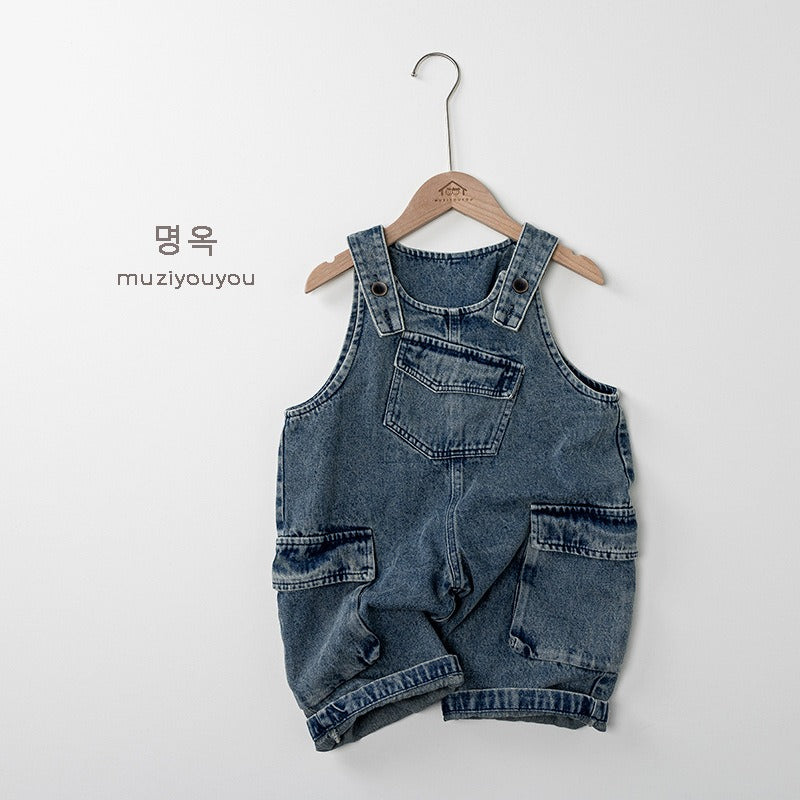 【BABY】Springポケット付きオーバーオール