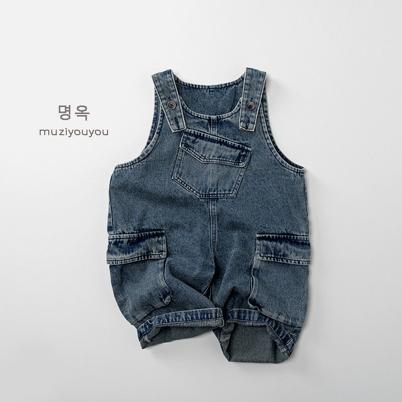【BABY】Springポケット付きオーバーオール