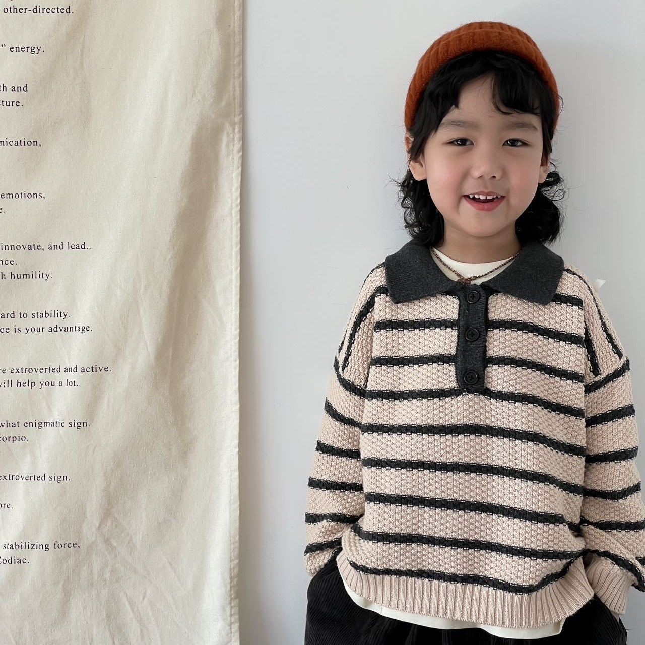 【BABY】今季人気作ボーダーセーター