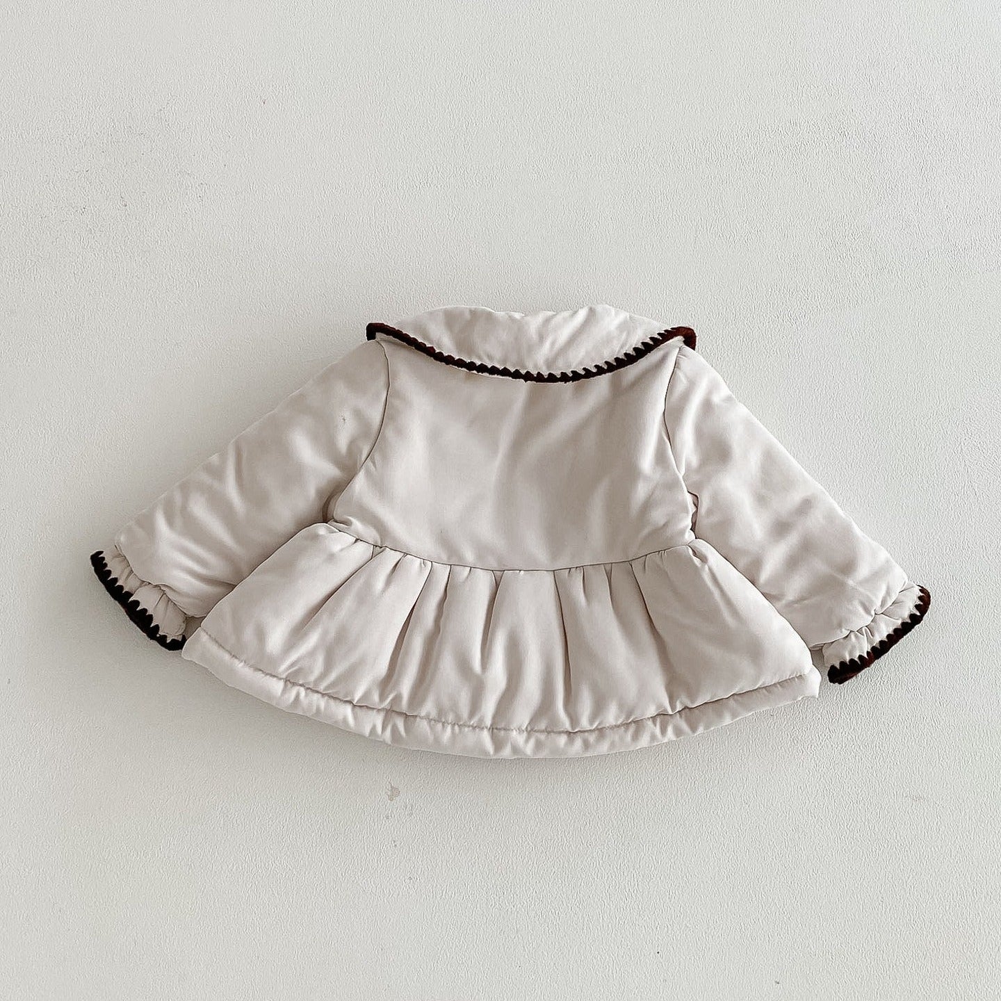 【BABY】中綿裾フリルガーリージャケット