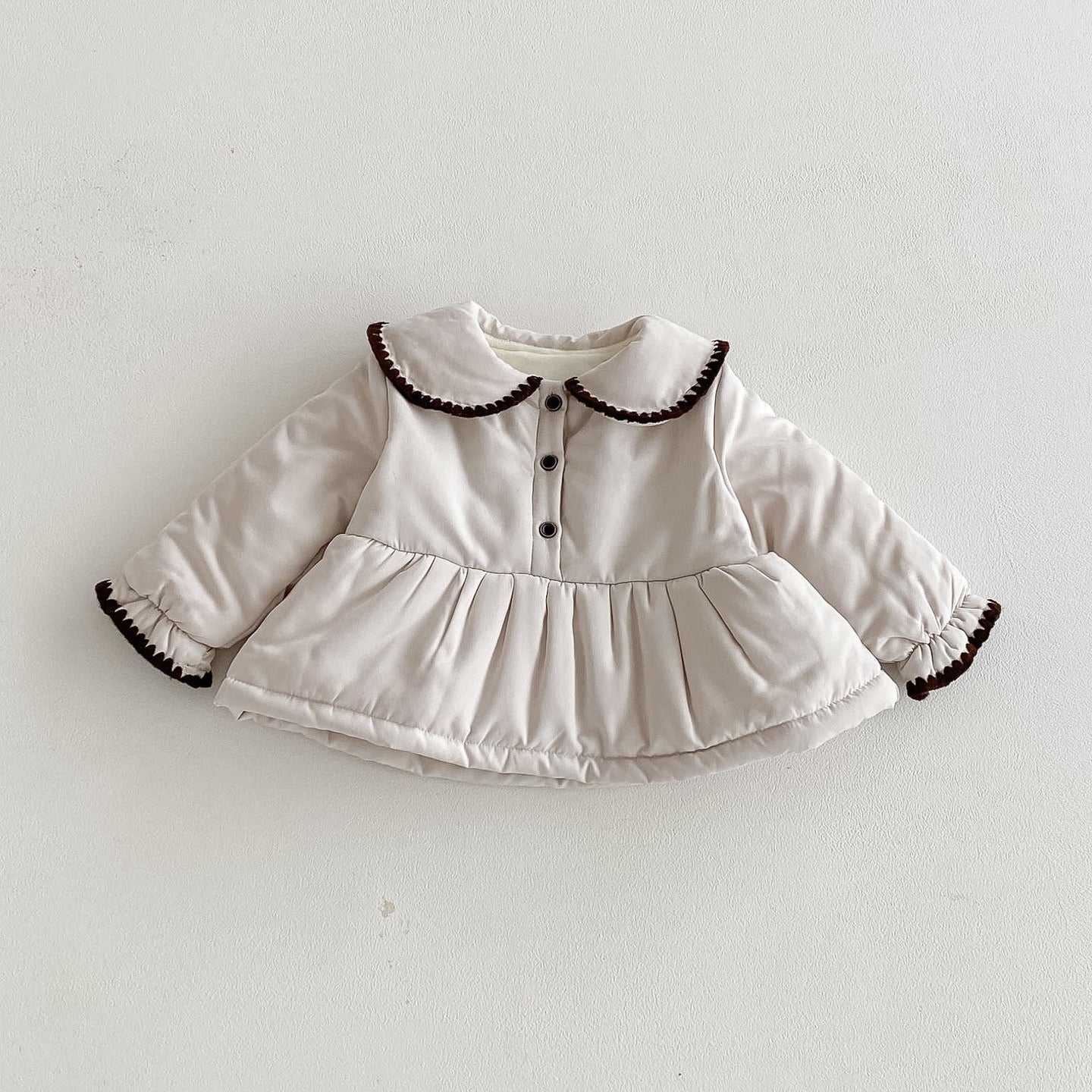 【BABY】中綿裾フリルガーリージャケット