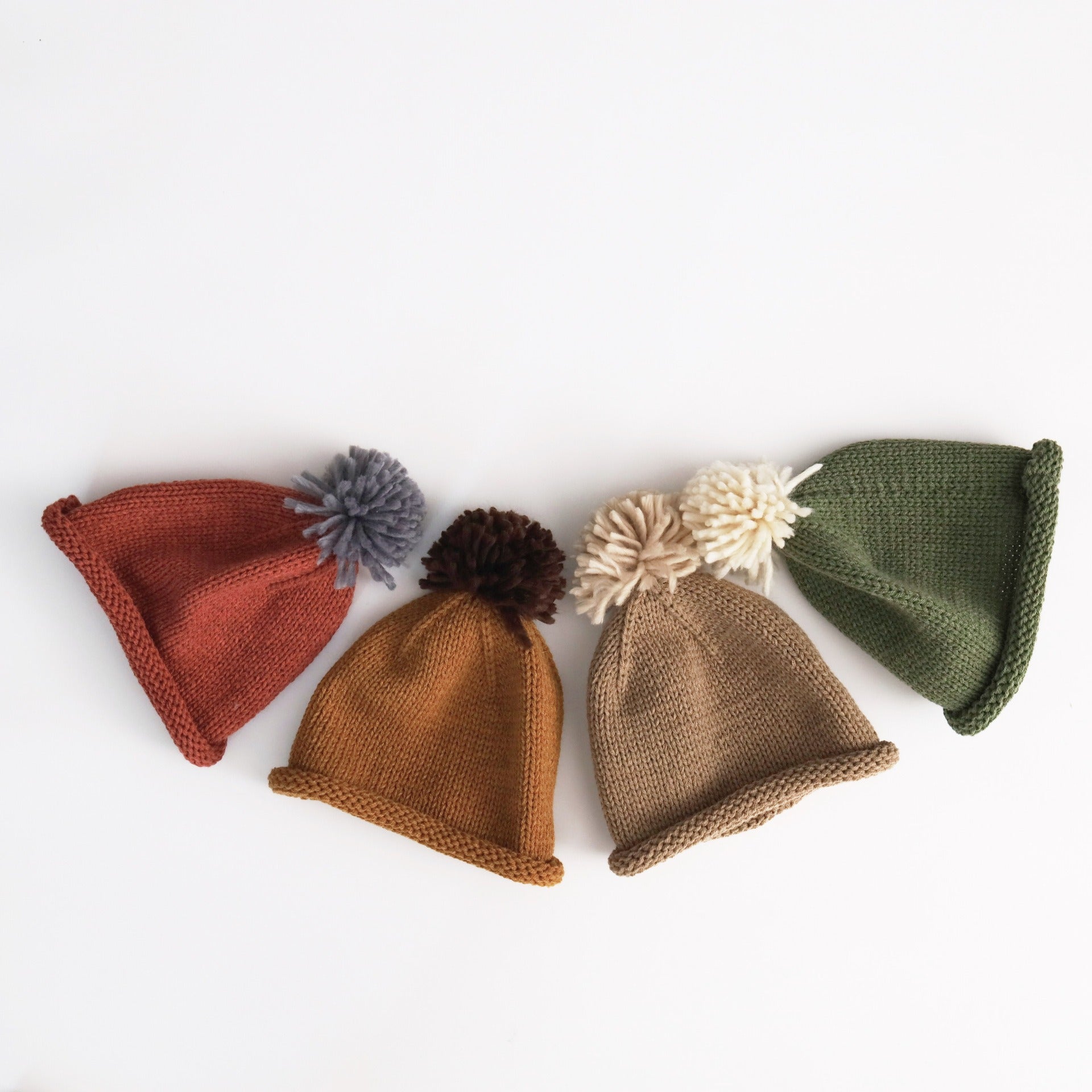 【帽子】ponponニット帽