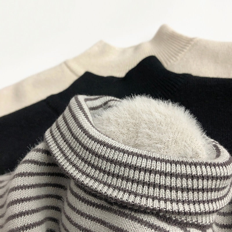 【BABY】ふわっとモックネックニットトップス