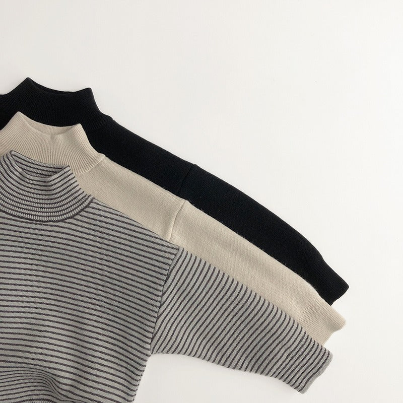 【BABY】ふわっとモックネックニットトップス