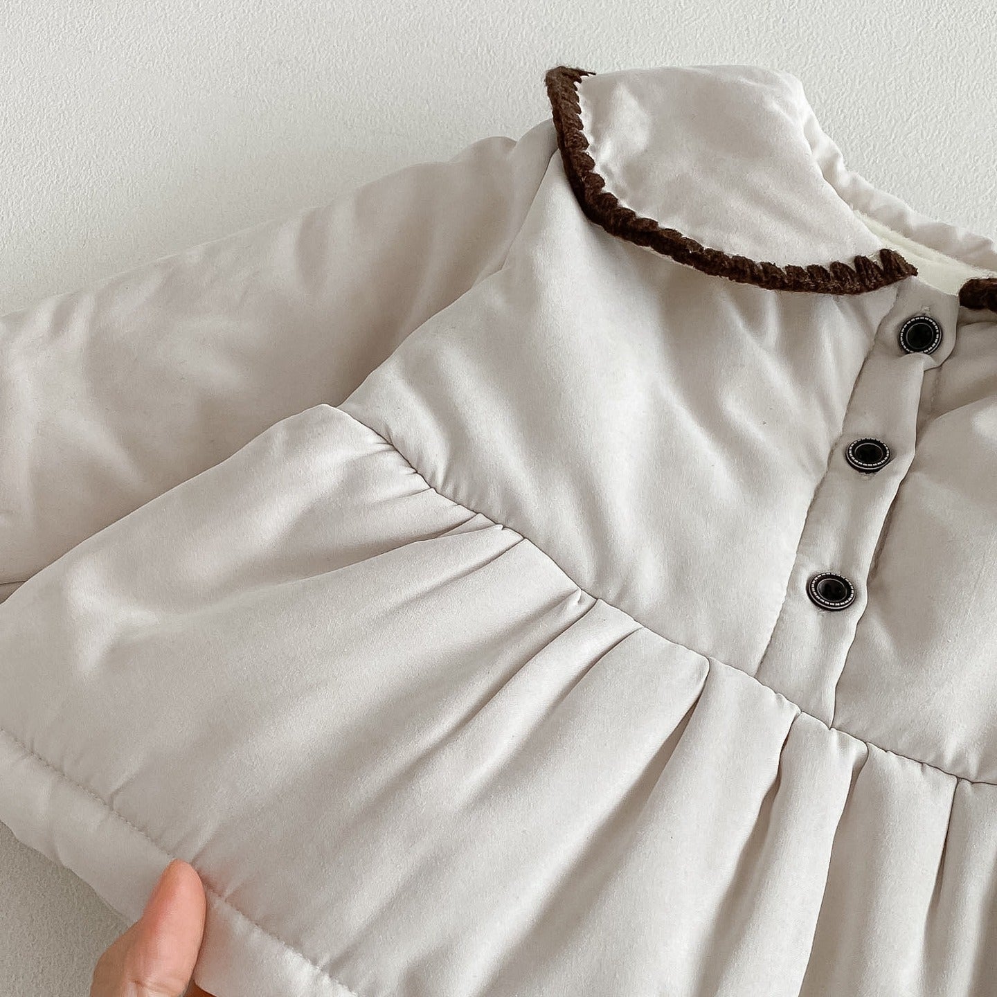 【BABY】中綿裾フリルガーリージャケット