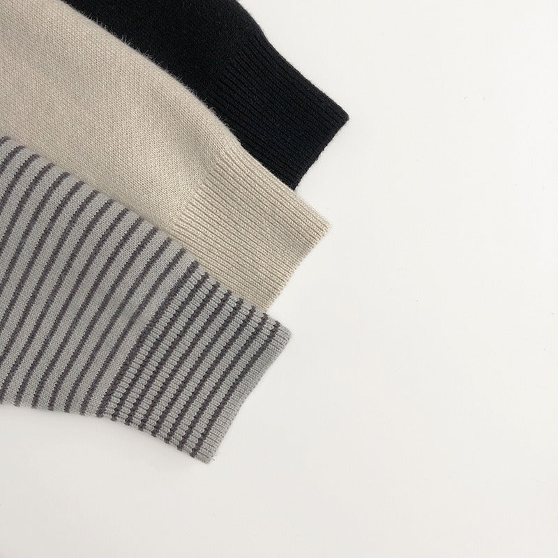 【BABY】ふわっとモックネックニットトップス