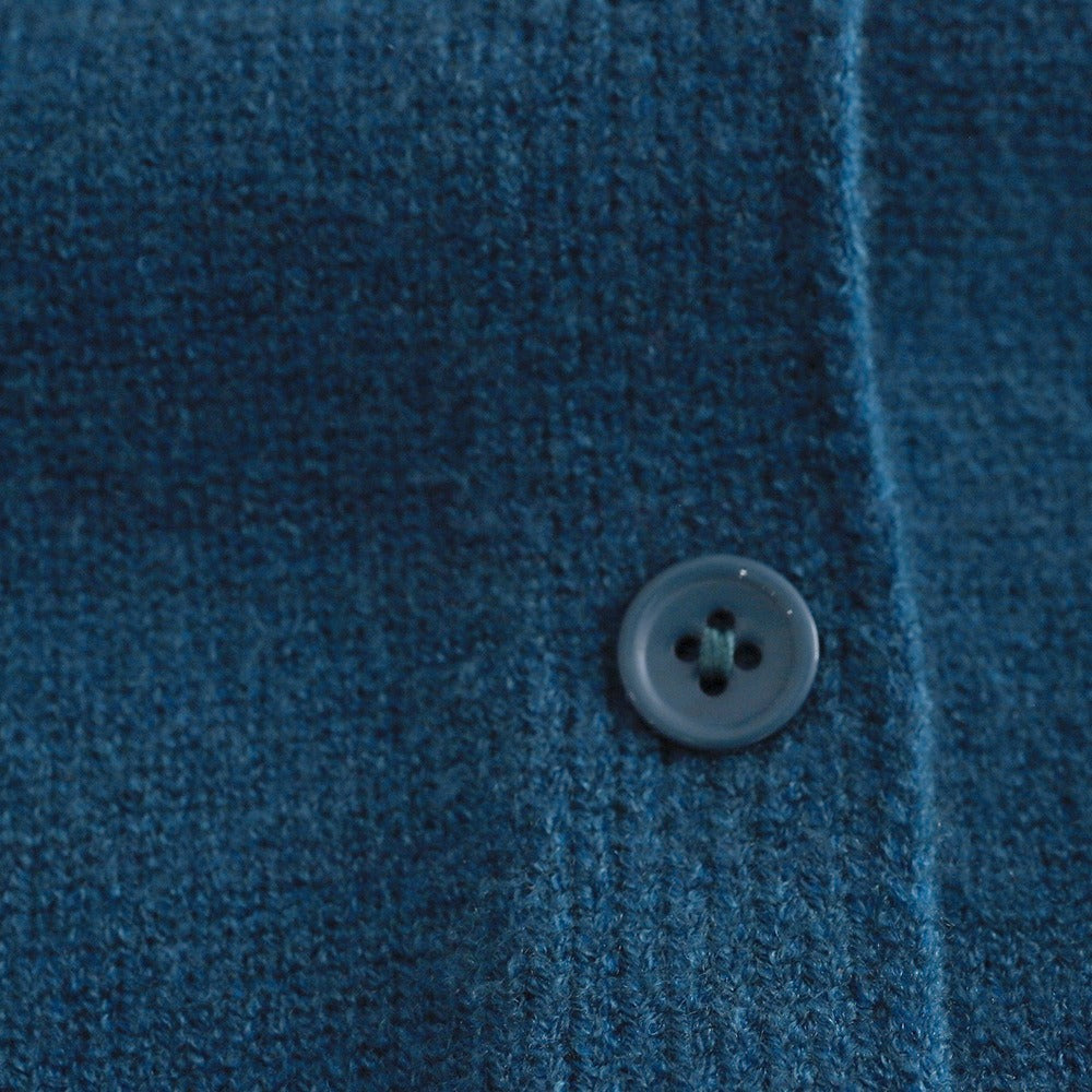 【BABY】ブルー刺繍のニットカーディガン