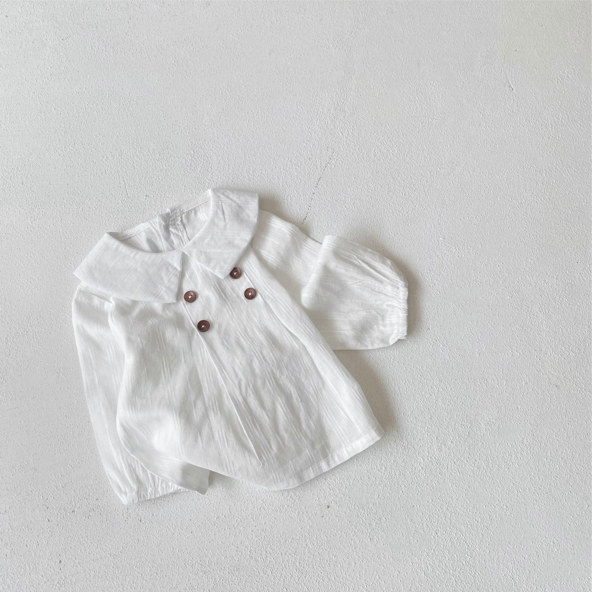 【BABY】フロントボタンふんわりブラウス