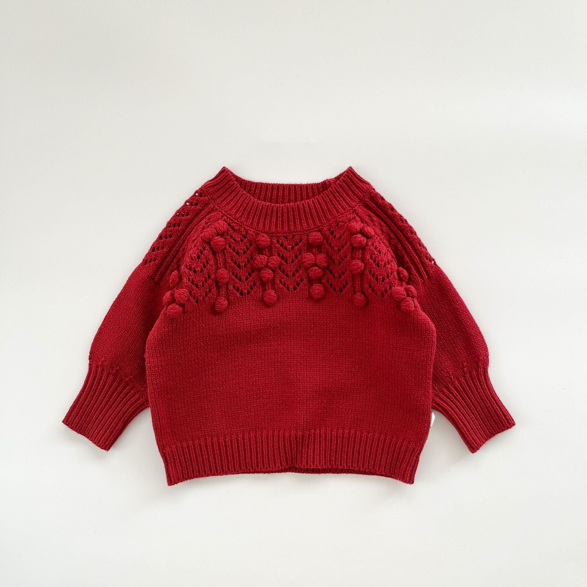 【BABY】ぽんぽんニットセーター＆ブルマ