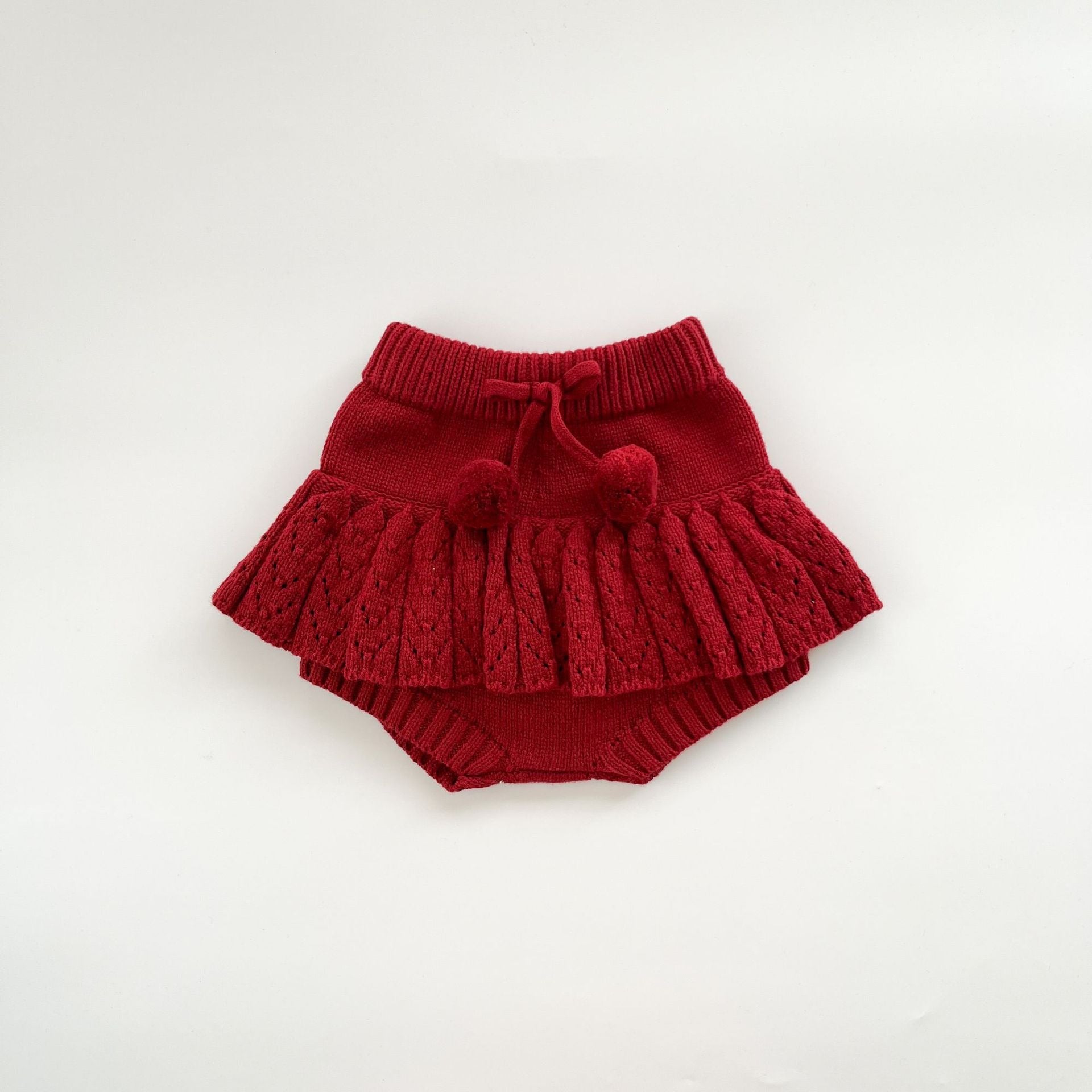 【BABY】ぽんぽんニットセーター＆ブルマ