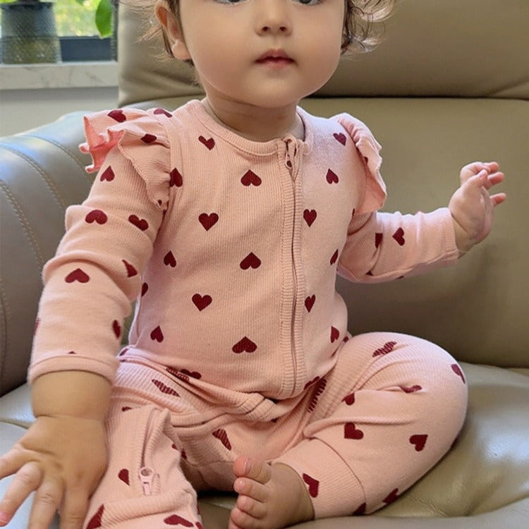 【BABY】総柄ポインテールカバーオール