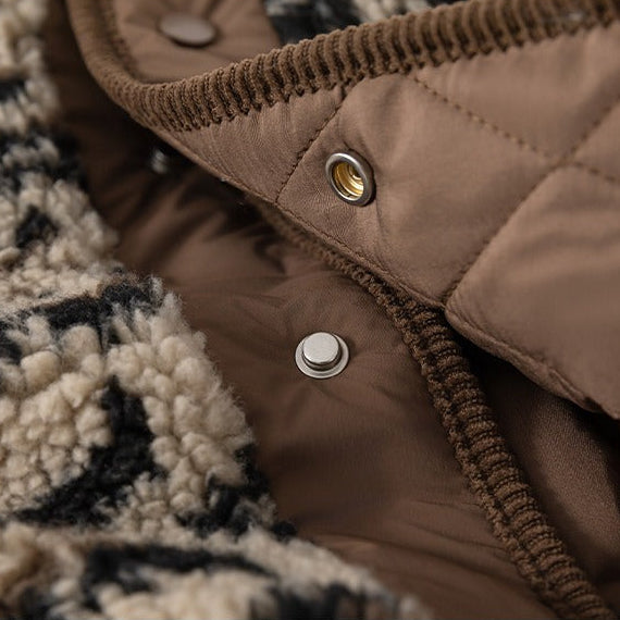 【BABY】テディベア耳付きボアジャケット