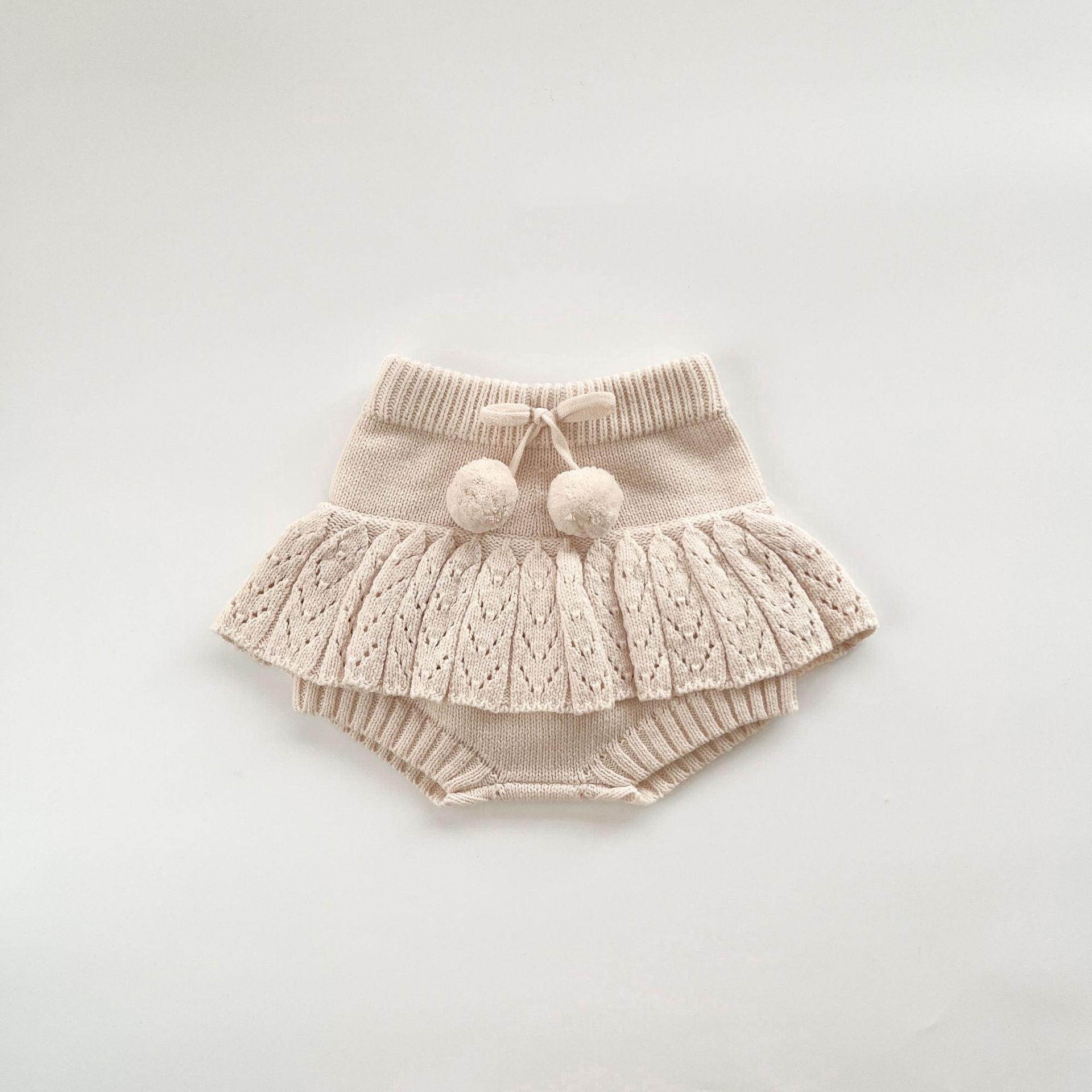 【BABY】ぽんぽんニットセーター＆ブルマ