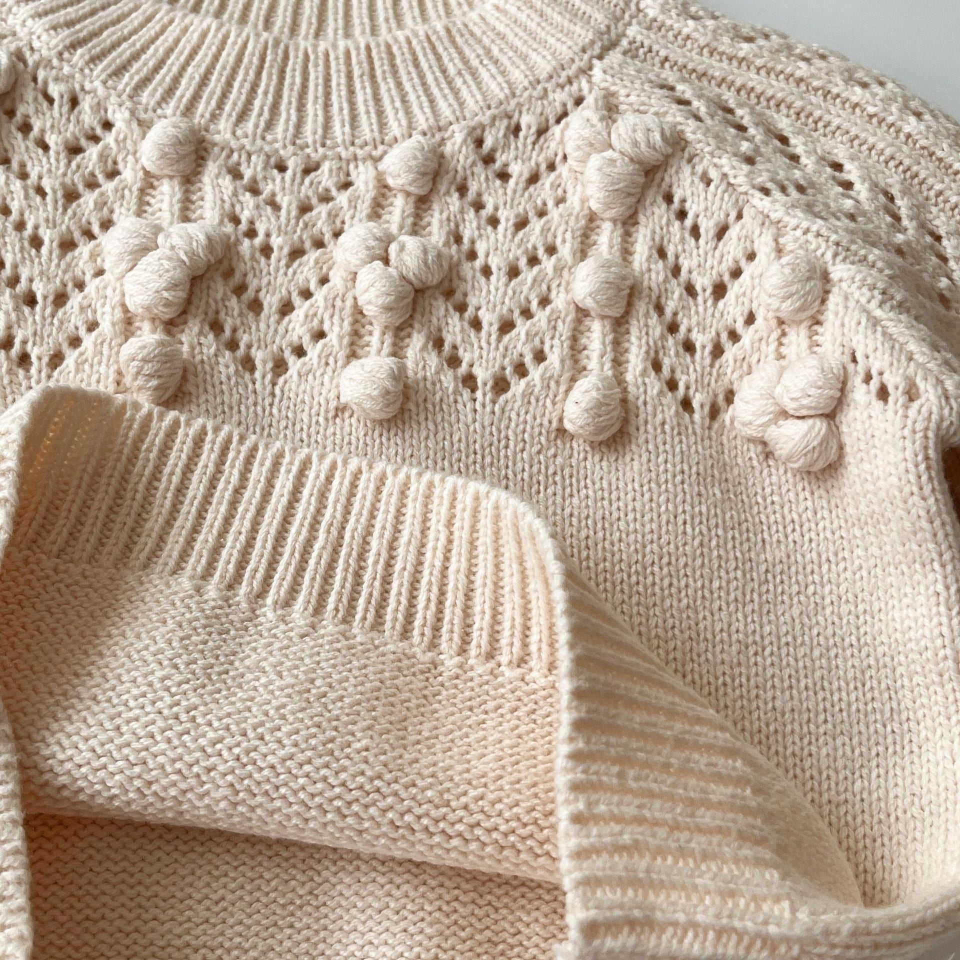 【BABY】ぽんぽんニットセーター＆ブルマ