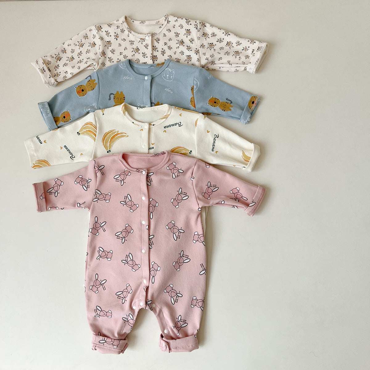 【BABY】コットンカバーオール（4style） CawaKomostore