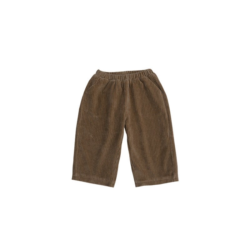 【BABY】カジュアルコーデュロイ ボトムス CawaKomostore