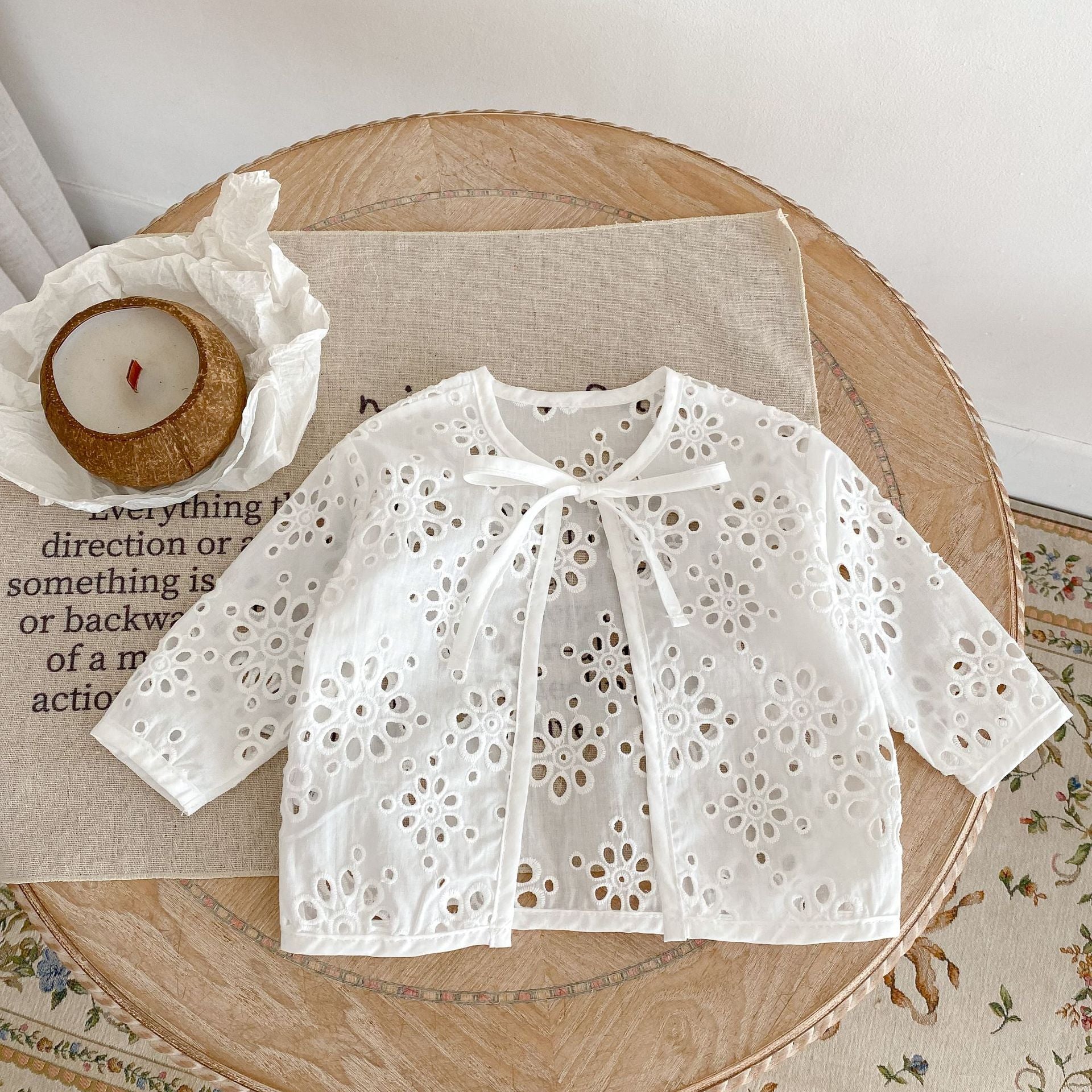 【BABY】花柄レースカーディガン CawaKomostore