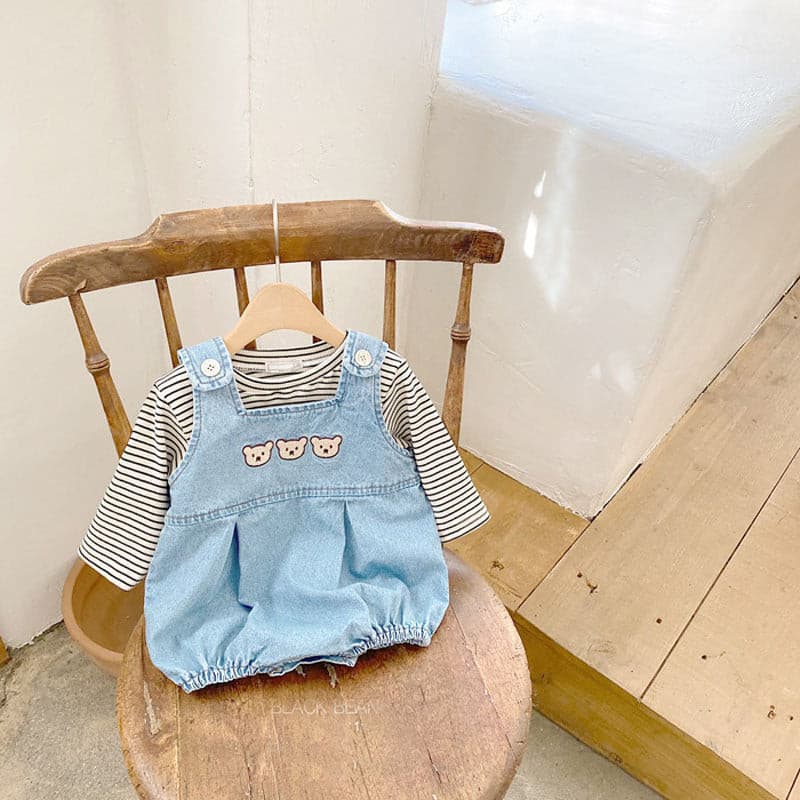 【BABY】スリーベアサロペット（ロンT付き） CawaKomostore