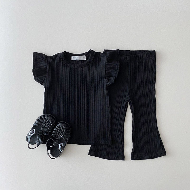 【BABY】 シンプルデザインリブセットアップ CawaKomostore