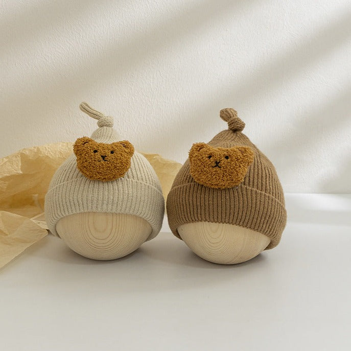 【帽子】モコモコくまニット帽子 CawaKomostore