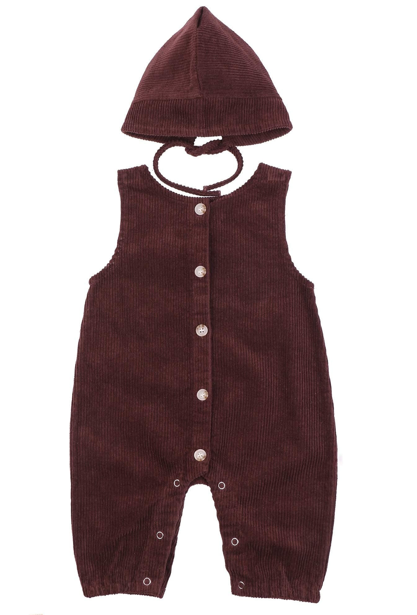 【BABY】コーデュロイ オーバーオールセット CawaKomostore