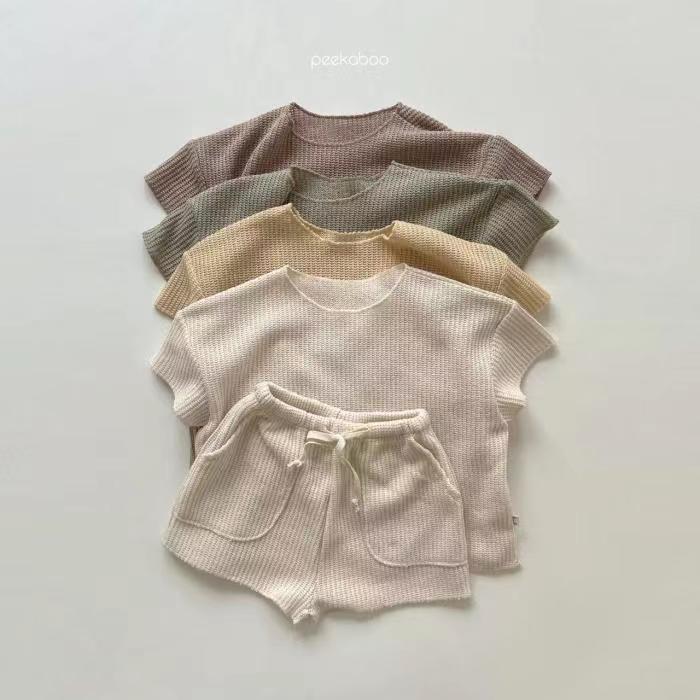 【GIRL・BOY】コットン生地セットアップ CawaKomostore