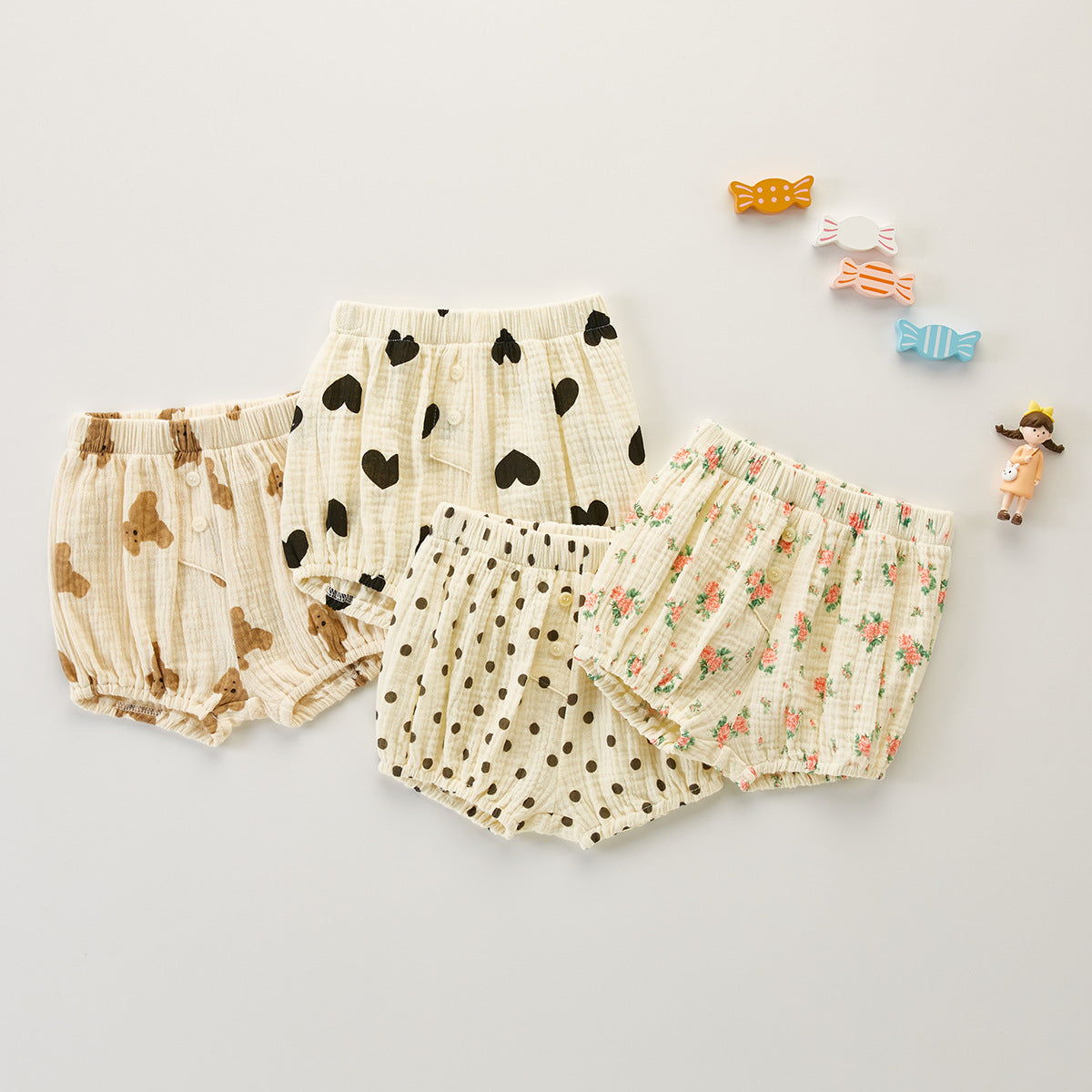 【BABY】柔らか総柄ブルマ CawaKomostore