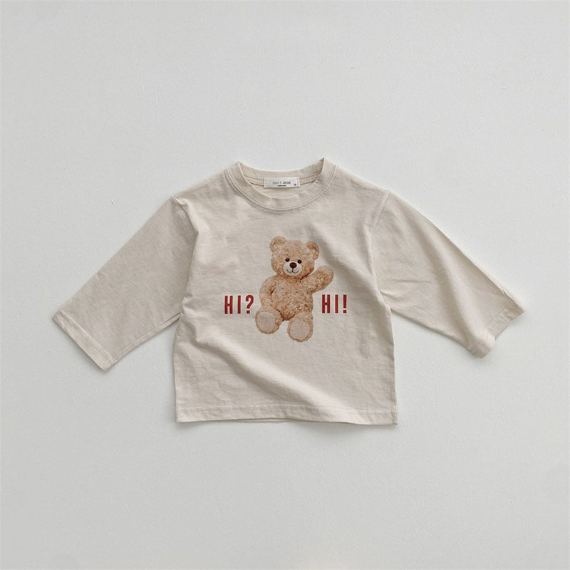【BABY】くま柄＆動物総柄のプリントTシャツ CawaKomostore