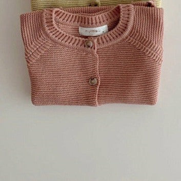 【GIRL・BOY】ワッフルニットカーディガン CawaKomostore