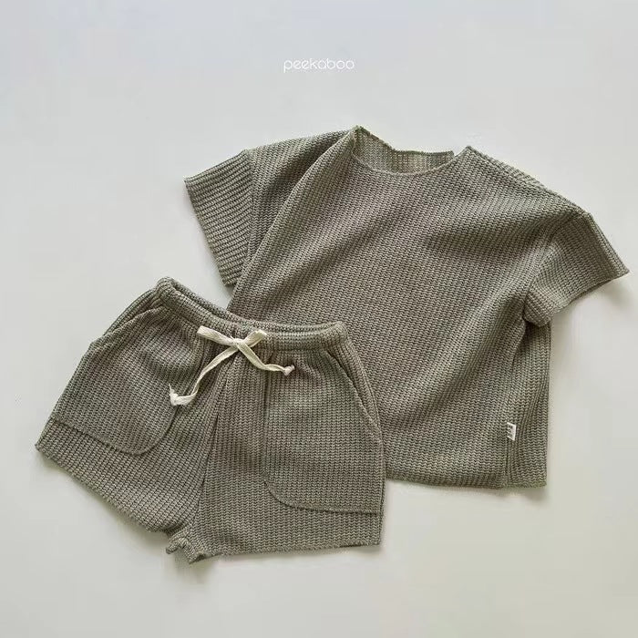 【GIRL・BOY】コットン生地セットアップ CawaKomostore