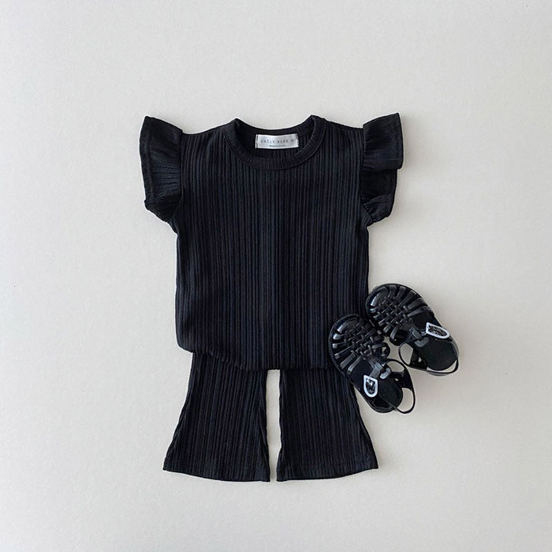 【BABY】 シンプルデザインリブセットアップ CawaKomostore