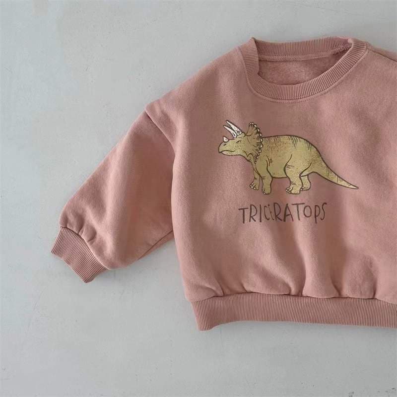 【BABY】恐竜プリントプルオーバー CawaKomostore