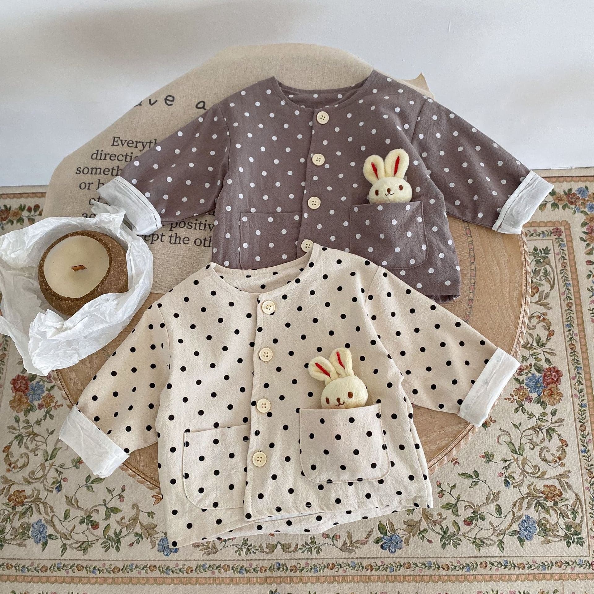 【BABY】シンプルドットアウター CawaKomostore