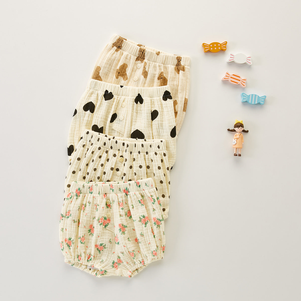 【BABY】柔らか総柄ブルマ CawaKomostore