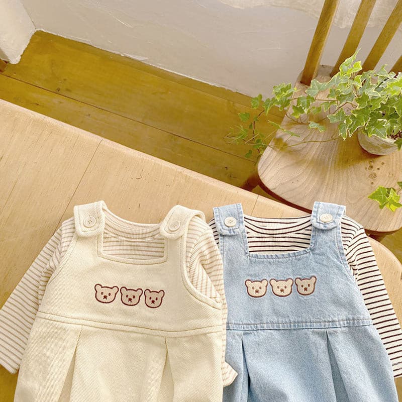 【BABY】スリーベアサロペット（ロンT付き） CawaKomostore