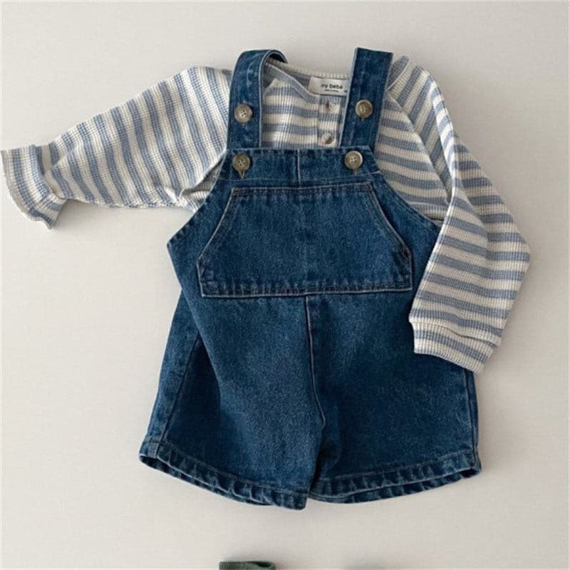 【BABY】デニムオーバーオールサロペット CawaKomostore