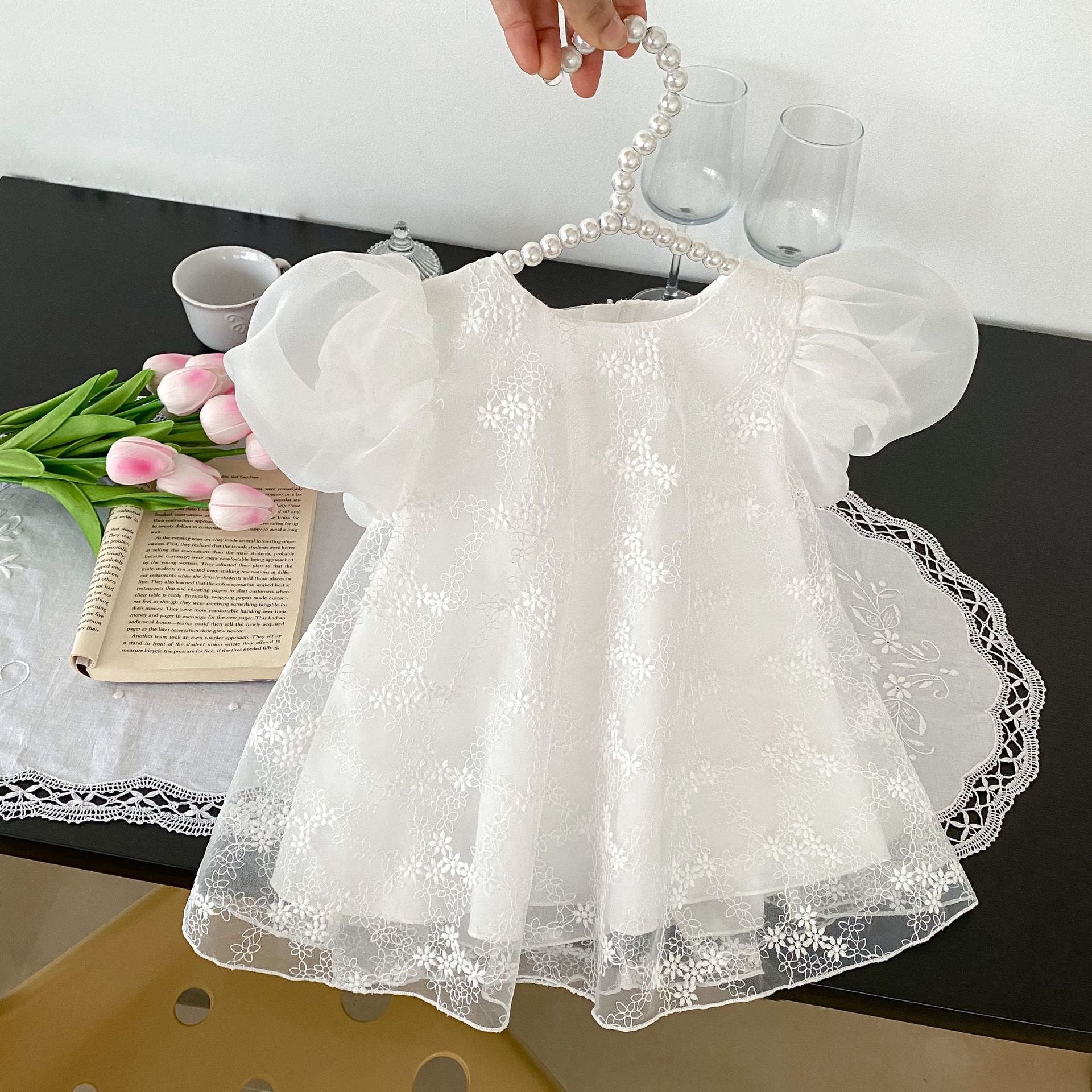 【GIRL】プリンセス フリル レース ワンピース CawaKomostore