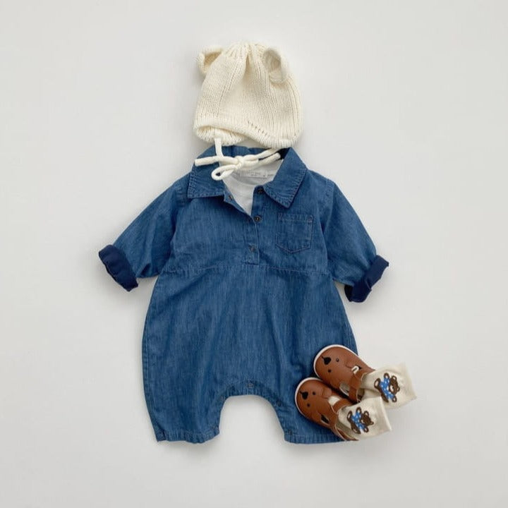 【BABY】デニムオーバーオール CawaKomostore